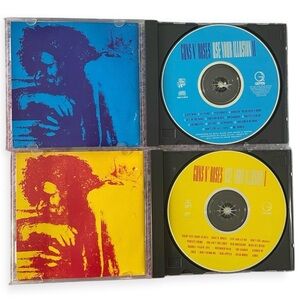 Guns N' Roses Use Your Illusion I & II 2 CD Lot 1 and 2 Rock Music band